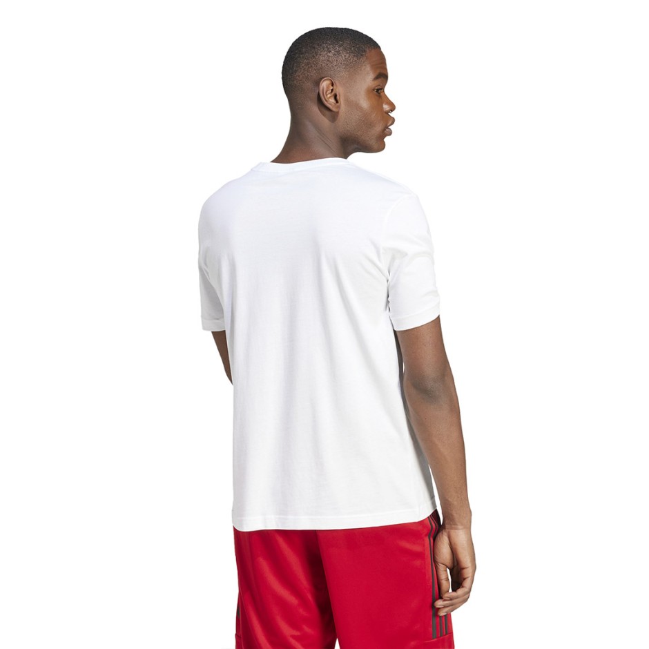 Ανδρική Κοντομάνικη Μπλούζα Λευκή - adidas Sportswear 