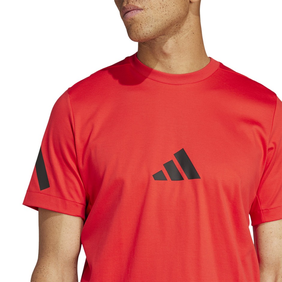 Ανδρική Κοντομάνικη Μπλούζα Κόκκινη - adidas Sportswear Z.N.E.