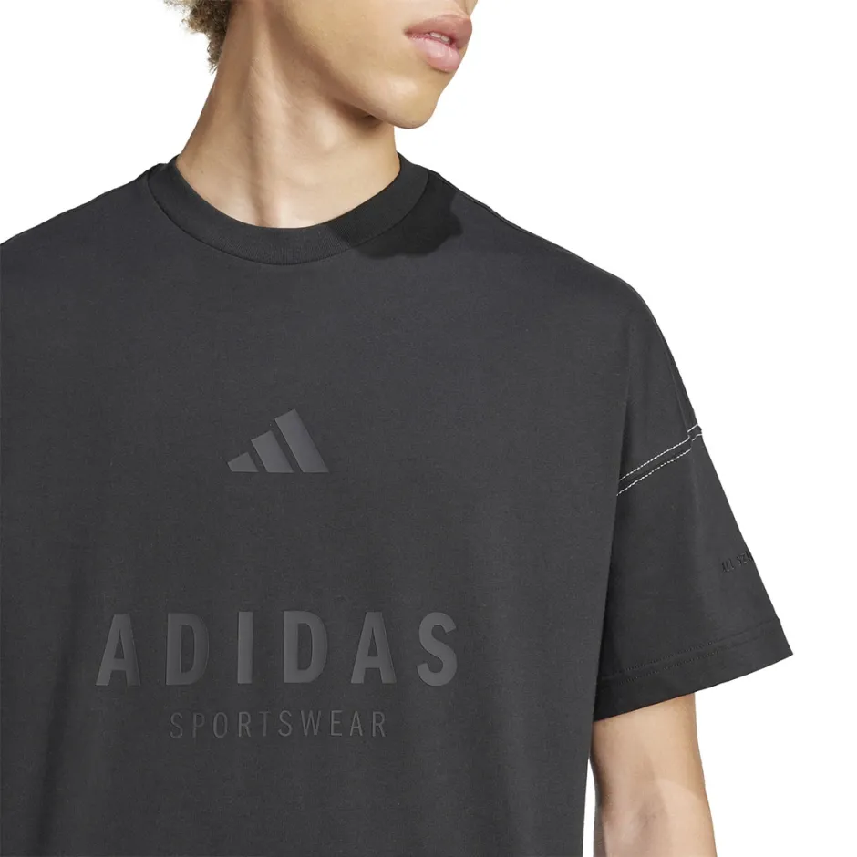 トップス amizoS adidas sportswear M A SZN G T JJ3658 Μαύρο - Zakcret.gr