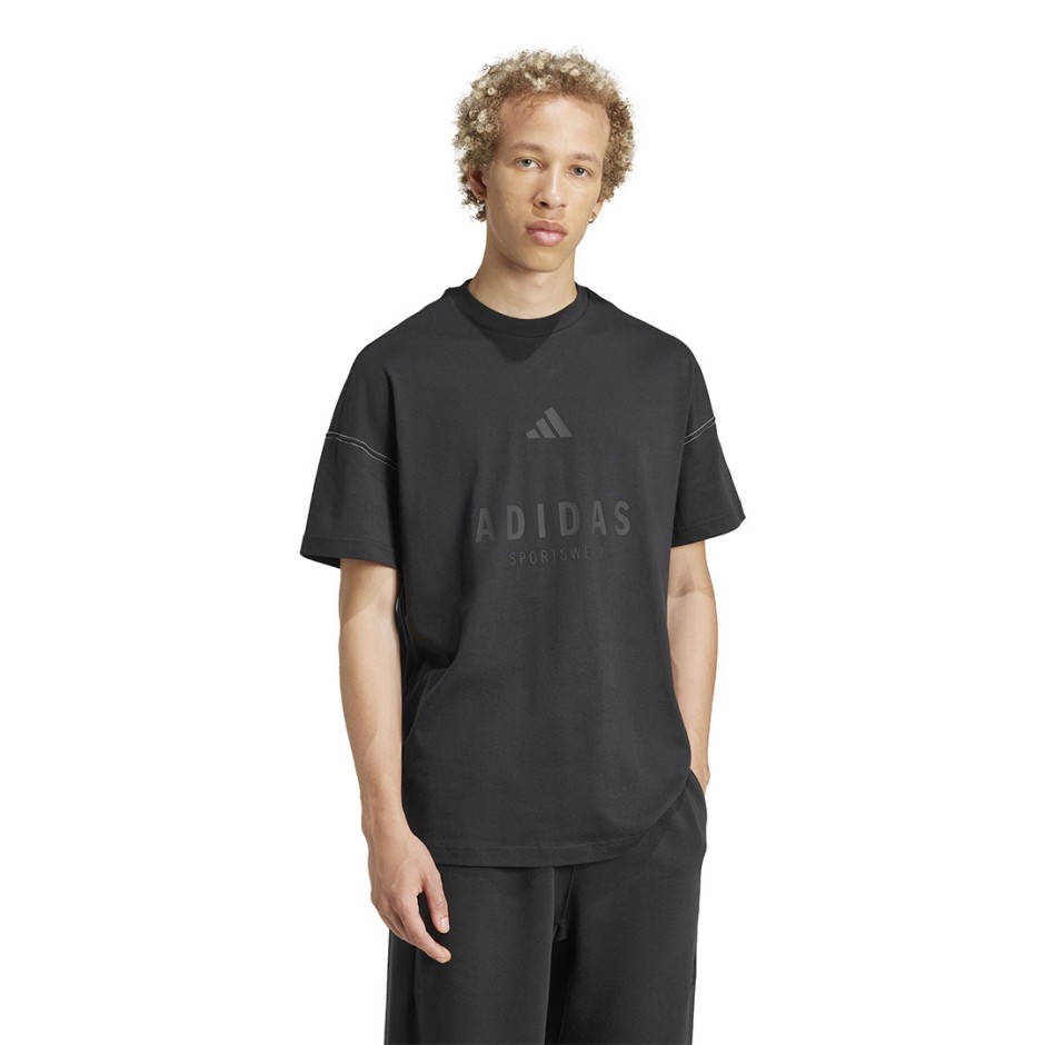 adidas sportswear M A SZN G T JJ3658 Μαύρο - Zakcret.gr