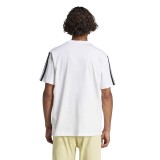 Ανδρική Κοντομάνικη Μπλούζα Λευκή - adidas Sportswear Essentials 3-Stripes Single Jersey Εικόνα 0