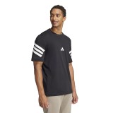 adidas sportswear M FI 3S REG T JD4877 Black Image 1