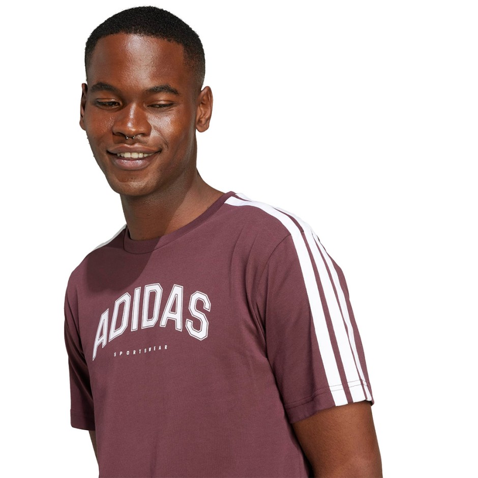 adidas sportswear M C COLLEG TEE JM0380 Βordeaux