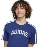 adidas sportswear M C COLLEG TEE JM0382 Blue Image 2