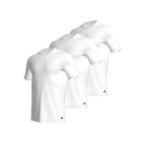 adidas ACTIVE CORE COTTON SHIRTS CREW NECK T-SHIRT 3PK 4AM011-100 White Image 1