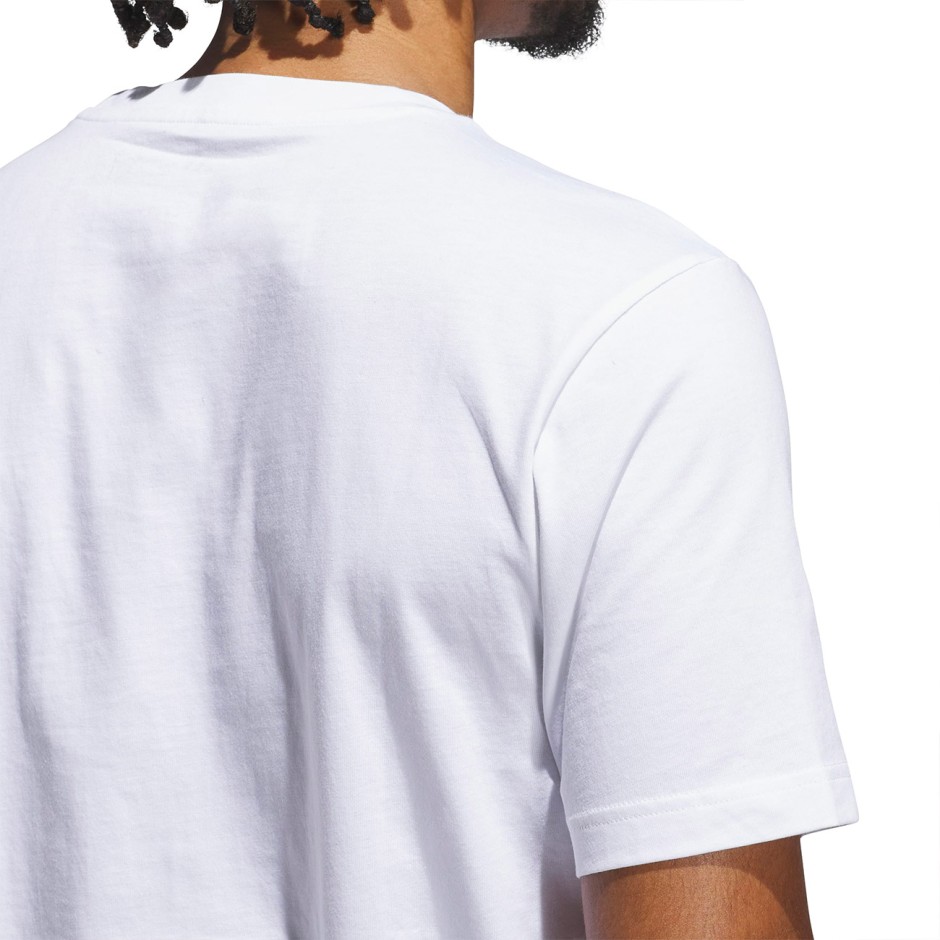 Men's T-Shirt White - adidas Sportswear Camo Shape Graphic
