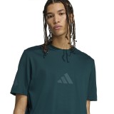 Ανδρική Κοντομάνικη Μπλούζα Κυπαρισσί - adidas Sportswear Z.N.E. Εικόνα 2