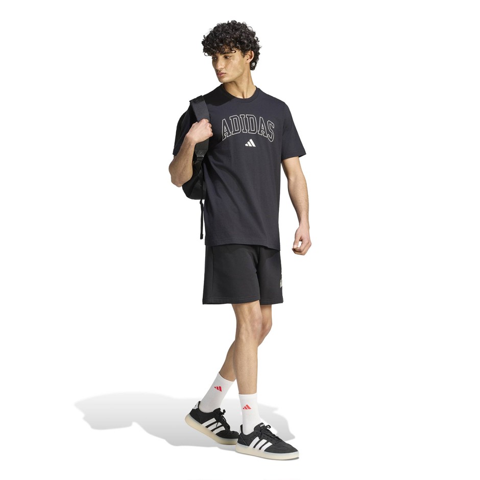Men's T-Shirt Black - adidas Sportswear Collegiate Lineage Graphic