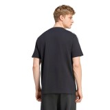 Ανδρική Κοντομάνικη Μπλούζα Μαύρη - adidas Sportswear Essentials 3-Stripes Εικόνα 0