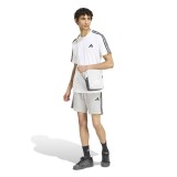 Ανδρική Κοντομάνικη Μπλούζα Λευκή - adidas Sportswear Essentials 3-Stripes Εικόνα 3
