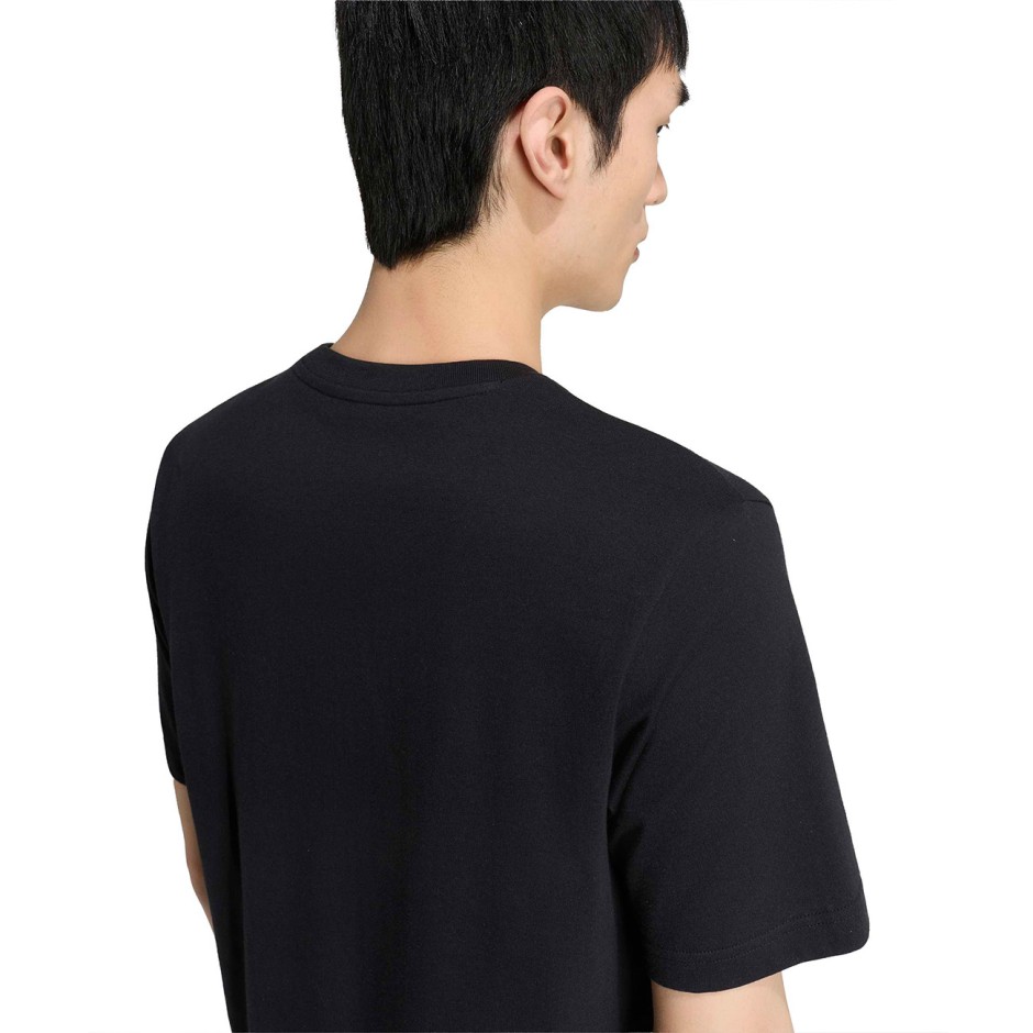 Men's T-Shirt Black - adidas Sportswear Camo Three Bar Logo Graphic