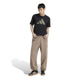 Men's T-Shirt Black - adidas Sportswear Camo Three Bar Logo Graphic Image 3