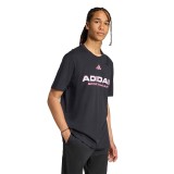 Men's T-Shirt Black - adidas Sportswear House Of Tiro Linear Graphic Image 1