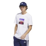 adidas sportswear SUMMER HEAT GRAPHIC JZ7545 Λευκό Εικόνα 