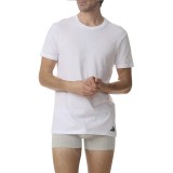 adidas ACTIVE CORE COTTON SHIRTS CREW NECK T-SHIRT 3PK 4AM011-100 White Image 