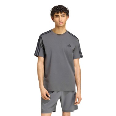 Men's T-Shirt Coal - adidas Sportswear Essentials 3-Stripes