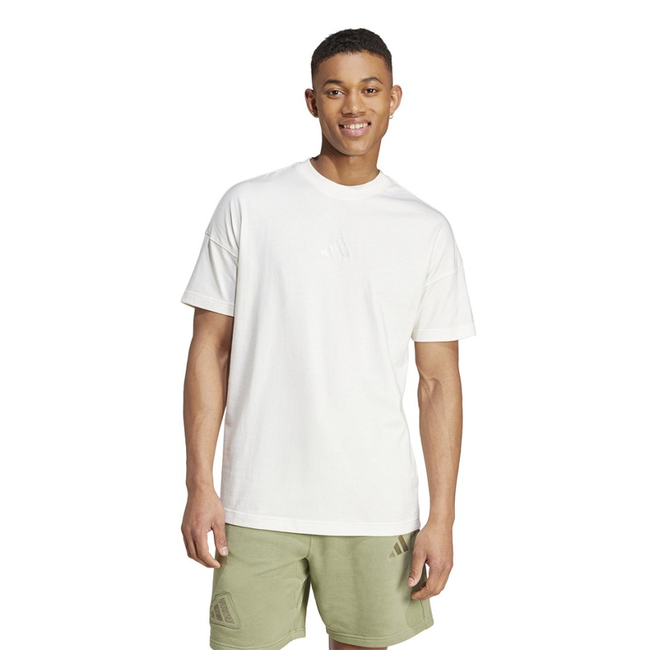 Ανδρική Κοντομάνικη Μπλούζα Εκρού - adidas Sportswear ALL SZN Graphic