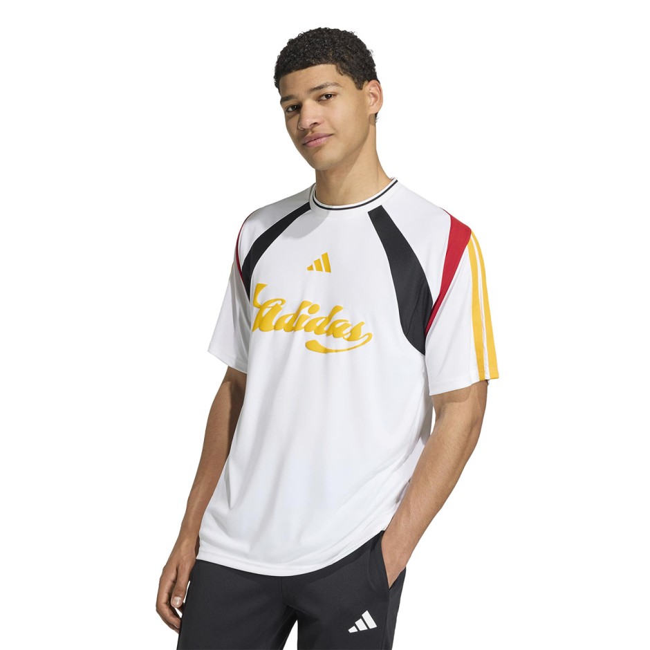 Ανδρική Κοντομάνικη Μπλούζα Λευκή - adidas Sportswear House Of Tiro Nations Pack