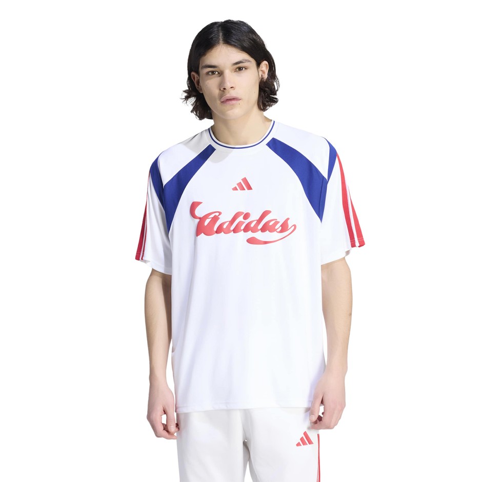 Ανδρική Κοντομάνικη Μπλούζα Λευκή - adidas Sportswear House Of Tiro Nations Pack