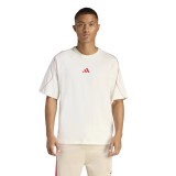 Ανδρική Κοντομάνικη Μπλούζα Λευκή - adidas Sportswear Stadium Εικόνα 