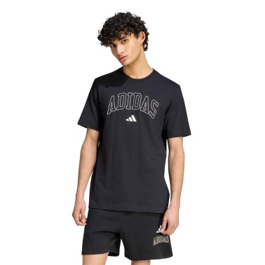 Men's T-Shirt Black - adidas Sportswear Collegiate Lineage Graphic