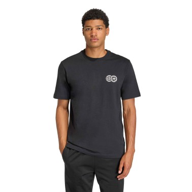 Ανδρική Κοντομάνικη Μπλούζα Μαύρη - adidas Sportswear House Of Tiro Nations Graphic