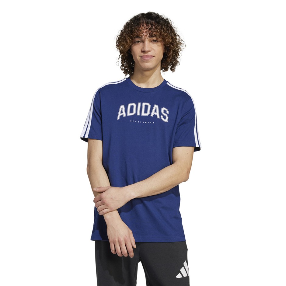adidas sportswear M C COLLEG TEE JM0382 Blue