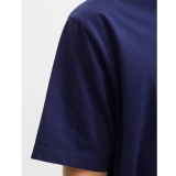 JACK & JONES JORINWOOD BLOCK BRANDING TEE SS CN 12283628-OCEAN CAVERN Blue Image 2