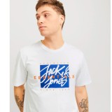 Ανδρική Κοντομάνικη Μπλούζα Λευκή - Jack & Jones Colton Εικόνα 0