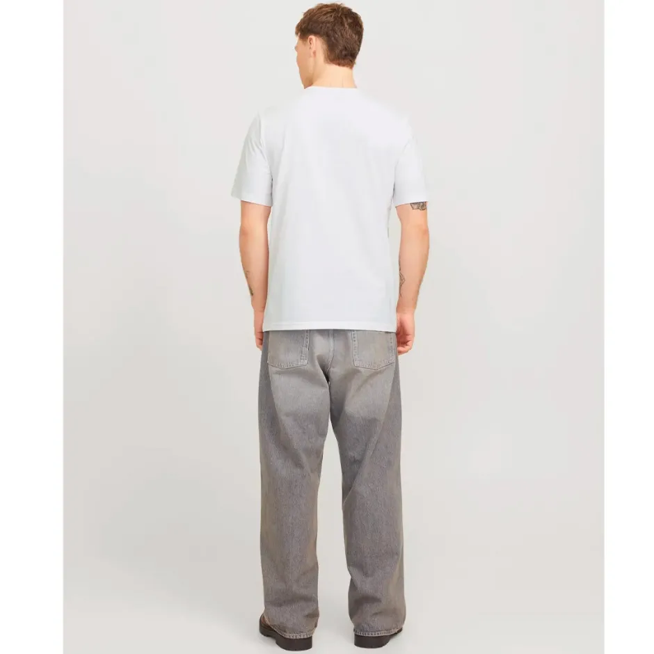 JACK & JONES Herren T-Shirt Jcowhelk – Slim Fit, Rundhals, 100% Baumwolle