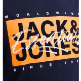 Ανδρική Κοντομάνικη Μπλούζα Μπλε - Jack & Jones Colton Εικόνα 1