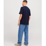 Ανδρική Κοντομάνικη Μπλούζα Μπλε - Jack & Jones Colton Εικόνα 3