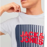 JACK & JONES JJECORP LOGO TEE PLAY SS 12233999-4206249 White Image 2