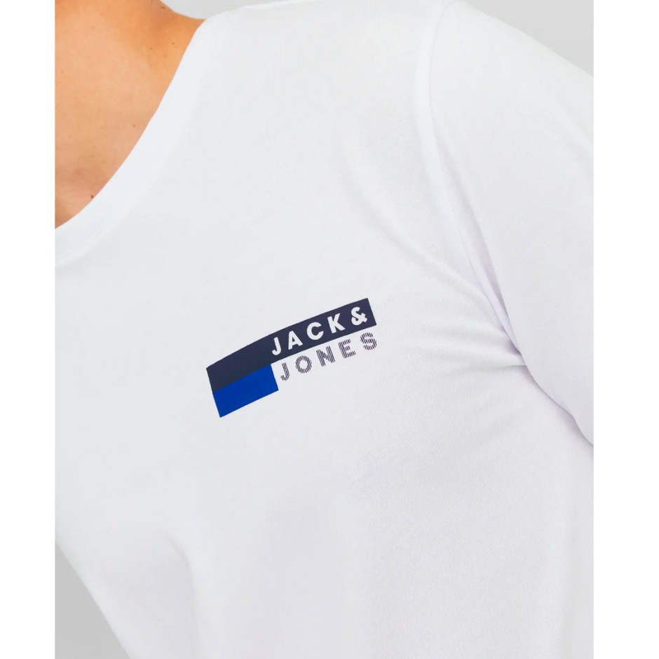 JACK & JONES JJECORP LOGO TEE PLAY SS 12233999-4340458 White