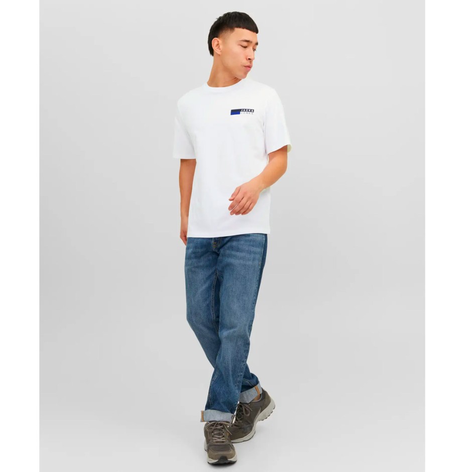 JACK & JONES JJECORP LOGO TEE PLAY SS 12233999-4340458 White