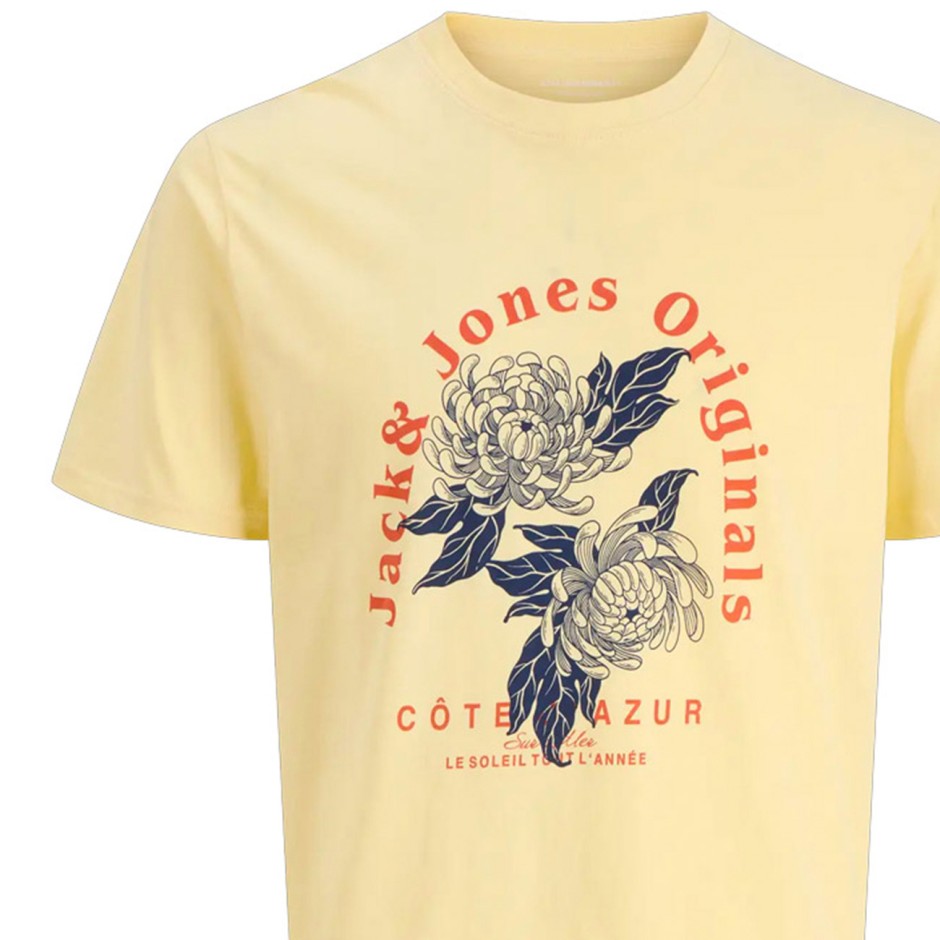 JACK & JONES JORAZUR TEE SS CREW NECK 12286056-4866353 Yellow