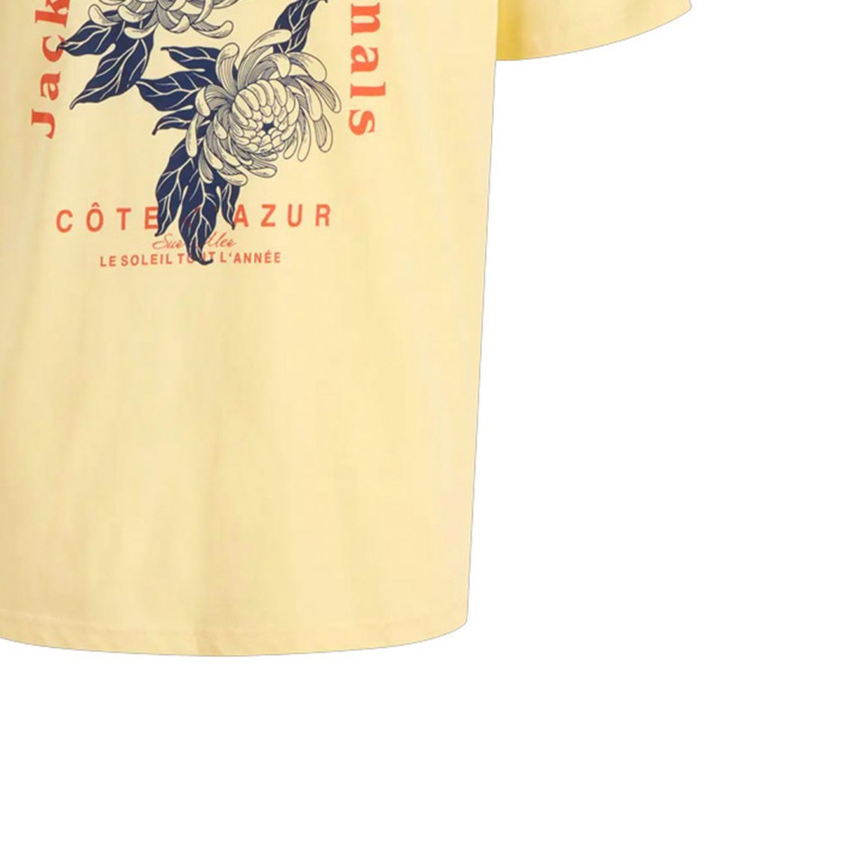 JACK & JONES JORAZUR TEE SS CREW NECK 12286056-4866353 Yellow