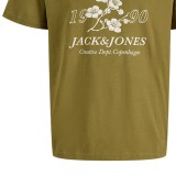 Ανδρική Κοντομάνικη Μπλούζα Λαδί - Jack & Jones Jorjuka  Εικόνα 1