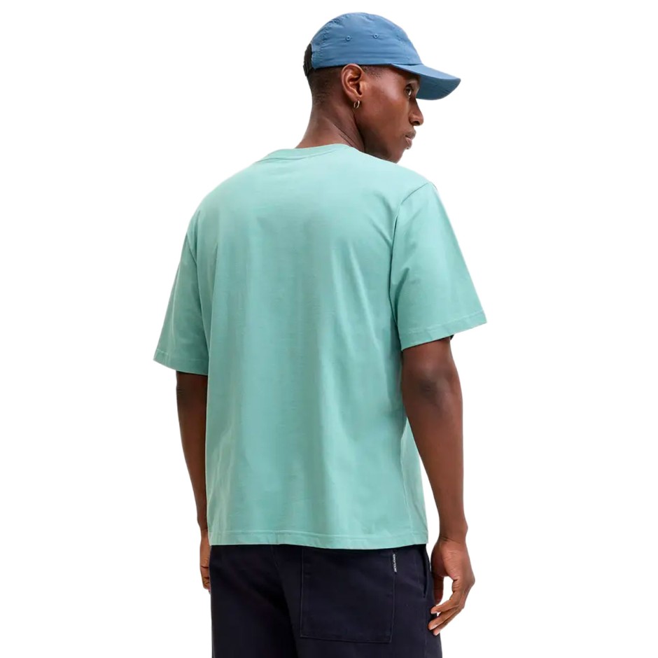 Ανδρική Κοντομάνικη Μπλούζα Τιρκουάζ - Jack & Jones JJearchive Graphic