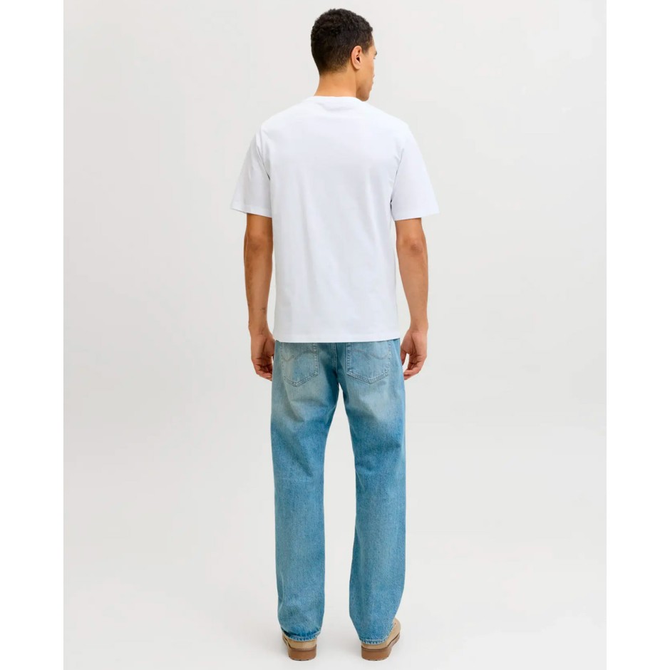 Ανδρική Κοντομάνικη Μπλούζα Λευκή - Jack & Jones JJelogo