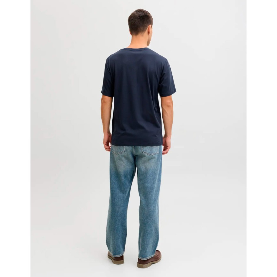 JACK & JONES  JJELOGO TEE SS ONECK 2 COL 12288016-4932814 Blue