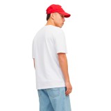 Ανδρική Κοντομάνικη Μπλούζα Λευκή - Jack & Jones JJestar Εικόνα 0