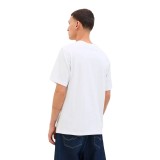 JACK & JONES JJHAYATO TEE SS CREW NECK BTS LN 12278508-4777665 White Image 0