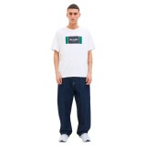 JACK & JONES JJHAYATO TEE SS CREW NECK BTS LN 12278508-4777665 White Image 2
