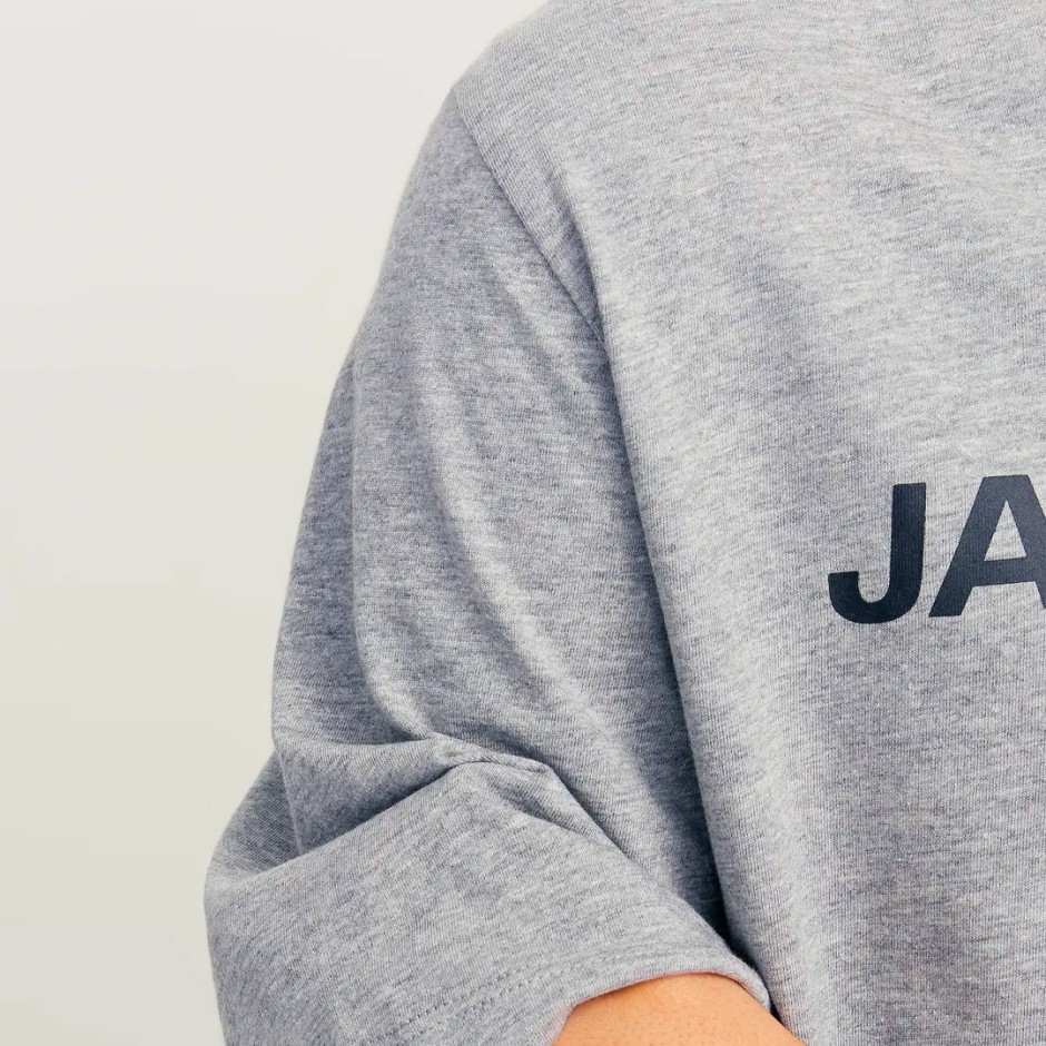 JACK & JONES JJECORP OLD LOGO TEE SS O-NECK  NOOS 12137126-2777791 Grey