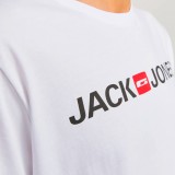 JACK & JONES JJECORP OLD LOGO TEE SS O-NECK  NOOS 12137126-2777790 White Image 2