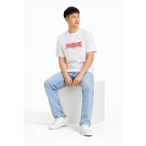 Ανδρική Κοντομάνικη Μπλούζα Λευκή - Jack & Jones Jcobreeze Branded Εικόνα 0