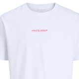 Ανδρική Κοντομάνικη Μπλούζα Λευκή - Jack & Jones Jcobreeze Εικόνα 1