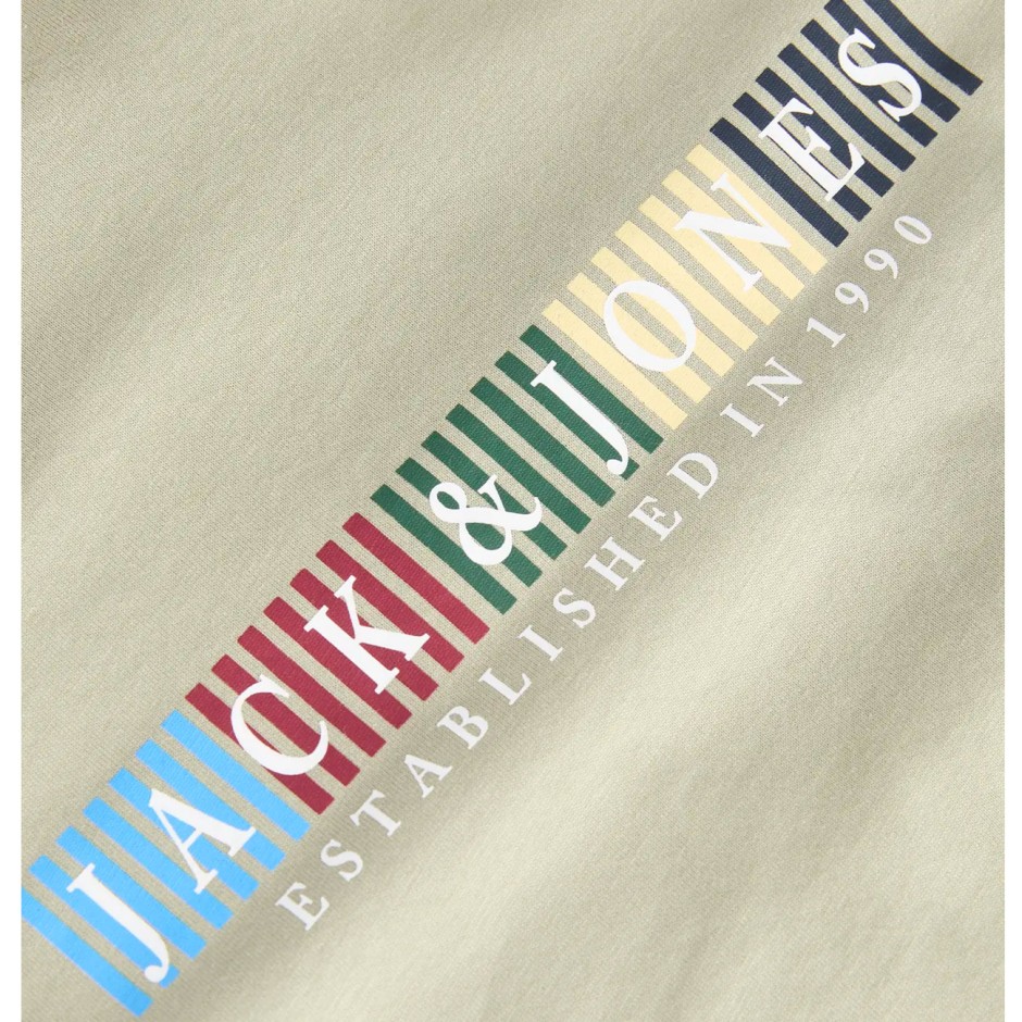 JACK & JONES JORNANTUCKET BRANDING TEE SS 12297899-5016627 Κhaki