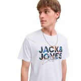 JACK & JONES JJGEPLAS TEE SS CREW NECK 12278523-4777660 White Image 1